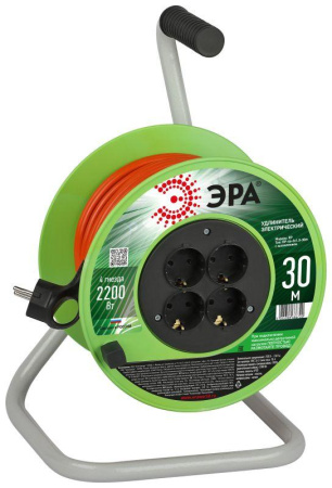 Удлинитель на катушке 4х30м с заземл. RP-4e-3х1.0-30m ПВС 3х1  Б0056099