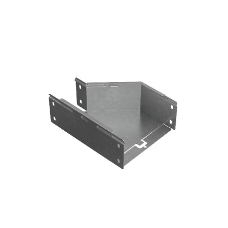 Переходник для лотка левый 100х100-200 сталь 1мм "ПЛЮС" PDplus100-100-200-L HD КМ PL1666