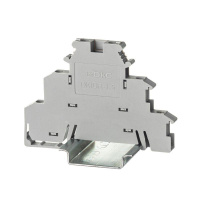 Клемма трехуровневая винтовой зажим 6 точек подключения 2.5кв.мм сер.  DKIDR-1.5 Клемма трехуровневая винтовой зажим 6 точек подключения 2.5кв.мм сер.  DKIDR-1.5