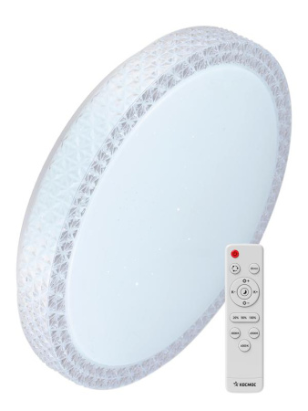 Светильник светодиодный PREMIUM SAPHIR 75Вт 230В 3000-6500К 6000лм IP40 495х115мм настенно-потолочный управляемый с пультом ДУ  KSSaph75W