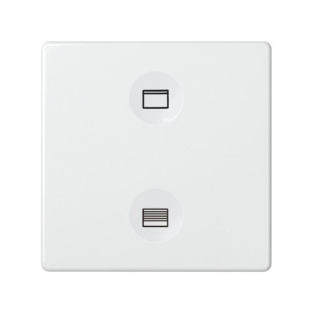 Выключатель сенсорный 2-кл. СП  82 Sense IP20 с тематич. маркир. Т2 бел.  8000624-030