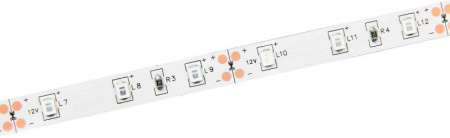 Лента светодиодная LED LSR-2835B60-4.8-IP20-12В (уп.5м)  LSR1-7-060-20-3-05