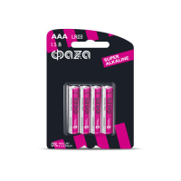 Элемент питания алкалиновый AAA/LR03 1.5В Super Alkaline BL-4 (уп.4шт)  5000254