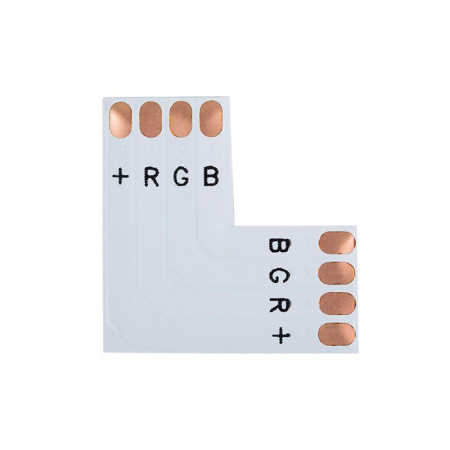 Плата соединительная (L) для RGB LED лент 10мм  144-123