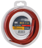 Трубка термоусадочная ТТУ нг-LS 10/5 красн. (уп.2м)  UDR12-010-005-002-K04-T