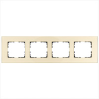 Рамка 4-м G-Glass стекло шампань Champagne Gold  G1004GG