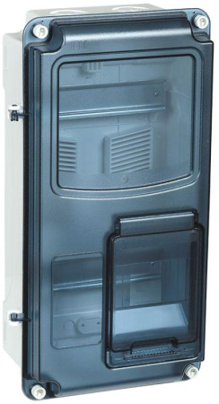 Корпус ЩУРн-П 1/8 Krepta 3 IP66 PC пластик.  MSP1-N-08-66-L