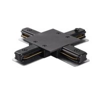 Коннектор X-образный PTR/R CX-BL встраив. шинопровод черн. Pro  5031937