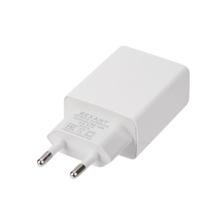 Устройство зарядное сетевое для iPhone/iPad USB 5В 2.1А бел.  16-0275