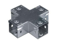 Угол для лотка гор. Х-образ. глухой 50х50  39004