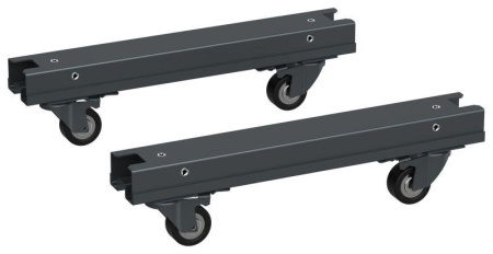 Комплект роликов для шкафа шир. 600мм черн. LINEA S  LS-SRS05-600