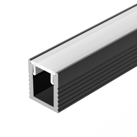 Профиль SL-MINI-8-2000 ANOD BLACK 2м алюм.  030514