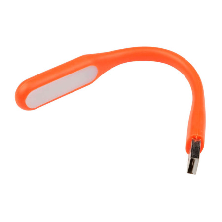 Фонарь-светильник переносной TLD-541 Orange 6LED прорезин. ЗУ USB картон оранж.  UL-00000252