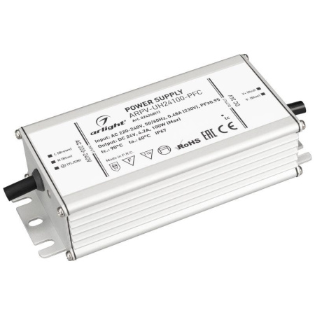 Блок питания ARPV-UH24100-PFC 24В 4.2А 100Вт IP67 метал.  024268(1)