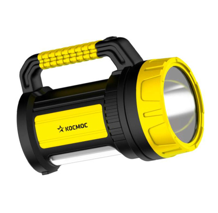Фонарь аккумуляторный LED 5Вт 3 режима боков. панель 10Вт ЗУ 220/12В  KOCAc2005W_Ex