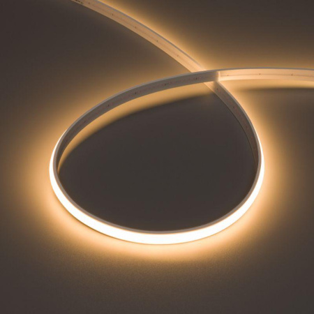 Лента светодиодная герметичная MOONLIGHT-TOP-M280-10x5mm 24В Warm2700 (15Вт/м IP65 wire x1) вывод кабеля прямой (уп.5м)  041523
