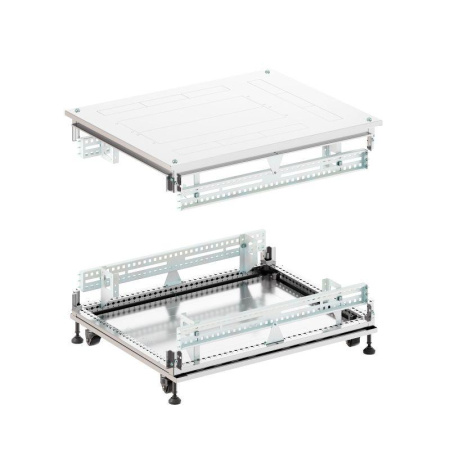 Крыша основание преперфорированные IT-CQE 800х800 RAL7035  RGIT808F