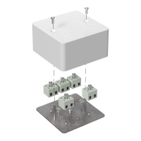 Коробка огнестойкая для кабель-канала 40-0460-FR2.5-10 Е15-Е120 85х85х45  40-0460-FR2.5-10