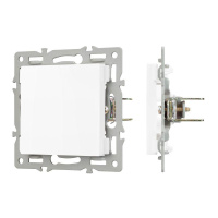 Заглушка для розетки SCT-MGG-PL-WH  044892