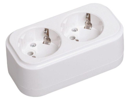 Колодка удлинителя 2-м 16А Classic К02 2P+PE 250В  KYP11-16-02-00-Z