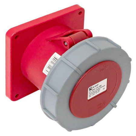 Розетка стационарная внутренняя 3442 3Р+РЕ 125А 380В IP67 PROxima  ps-3442-125-380