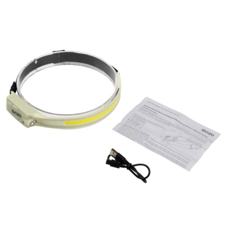 Фонарь аккумуляторный налобный  AccuFH3-L3W/L3W-GLOW 3Вт COB+3Вт XPE (5режимов упраление жестами) IP44  5061729