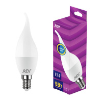 Лампа светодиодная FC37 5Вт свеча на ветру 2700К тепл. бел. E14 420лм 180-240В  32276 4