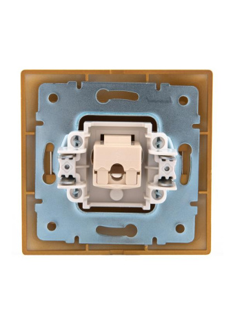 Розетка компьютерная 1-м СП Mira RJ45 ольха  701-0701-139