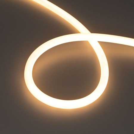 Лента герметичная MOONLIGHT-TOP-M560-D13mm 24В Warm2700 360deg (8.6Вт/м IP65 wire x1) (прямой вывод кабеля) (уп.5м)  039552