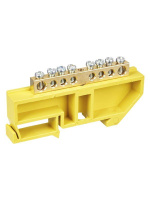 Шина PE "земля" на DIN-изол. ШНИ-6х9-8-Д-Ж  YNN10-69-8D-K05