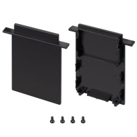 Заглушка SL-LINIA52-3L-F-HIGH BLACK глухая пластик (комплект)  044704 Заглушка SL-LINIA52-3L-F-HIGH BLACK глухая пластик (комплект)  044704
