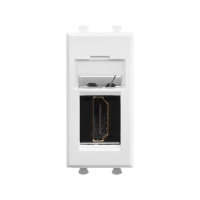 Розетка HDMI 1мод. Avanti "Белое облако" тип А-А модульная  4400251