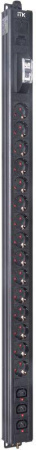 Блок распределения питания BASE PDU PV1111 24U 1ф 16А 15SCHUKO 3C13 2.6м SCHUKO  BS-PV12-15D-03C13-11