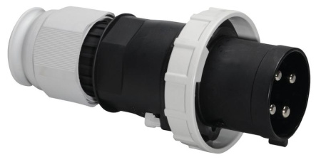 Вилка кабельная 125А 4п 3P+PE 7ч 500В IP67  2196