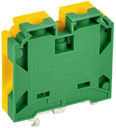Колодка клеммная CTS-PEN земля монтаж неск. напр. 35кв.мм  YCT11-02-K52-035
