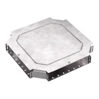 Ответвитель для лотка Х-образ. 400х80 с крышкой Стандарт  PR16.0641