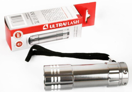 Фонарь UF5LED 3хR03 5LED алюм. металлик (короб)  7901