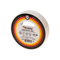 Изолента ПВХ 0.13х19мм 25м бел. (уп.5шт)  KR-09-2201