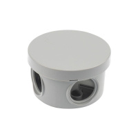 Коробка распаячная ОП d65х40мм IP54 (УПр 65/40.1.3)  28-3008 Коробка распаячная ОП d65х40мм IP54 (УПр 65/40.1.3)  28-3008