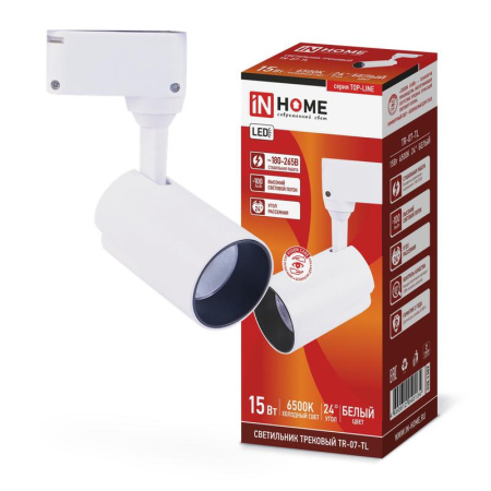 Светильник светодиодный трековый TOP-LINE TR-07-TL 15Вт 6500К IP40 1500лм 24град. бел.  4690612040134