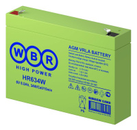Аккумулятор 6В 9А.ч  HR634W 