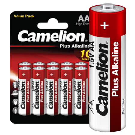 Элемент питания алкалиновый AAA/LR03 1.5В Plus Alkaline BL10 (уп.10шт)  14853