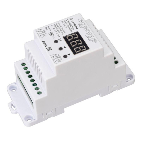 Конвертер SMART-K29-DMX512 (230В 1х2А TRIAC DIN) (IP20 пластик)  027131
