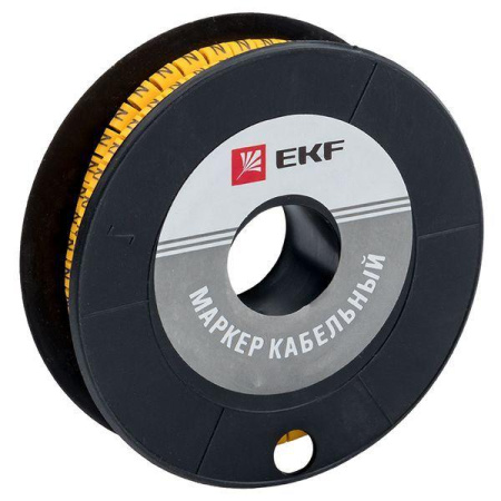 Маркер каб. 6.0кв.мм "N" (ЕС-3) (уп.350шт)  plc-KM-6-N