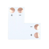 Плата соединительная (L) для одноцвет. LED лент 10мм  144-122