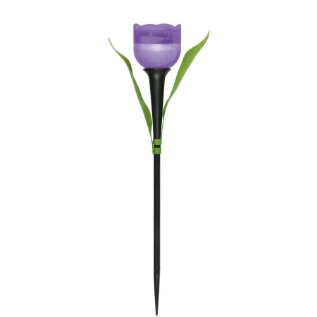 Светильник садовый USL-C-453/PT305 "Лиловый тюльпан" PURPLE TULIP IP44 солнечная батарея  UL-00004278