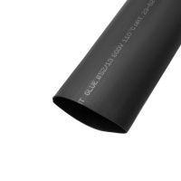 Трубка термоусадочная двустенная клеевая 52/13 (4:1) 1м черн.  23-5206