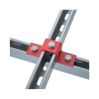 Скоба прямоугольная для страт-профиля 41х41мм HD85 КМ LO55417