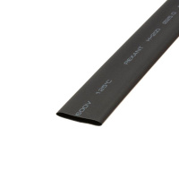 Трубка термоусадочная 25.0/12.5 1м черн.  22-5008