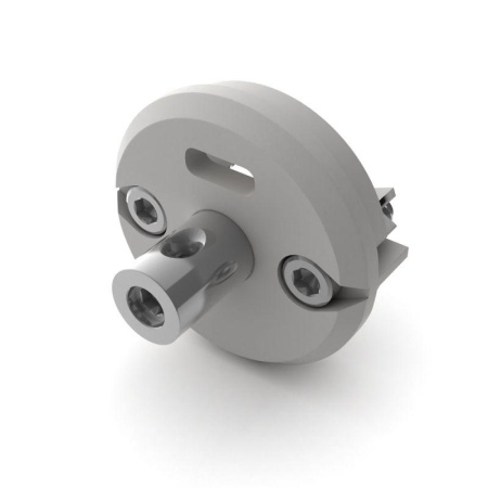 Заглушка ROUND-D30-DUAL с втулкой и отверстием  029216